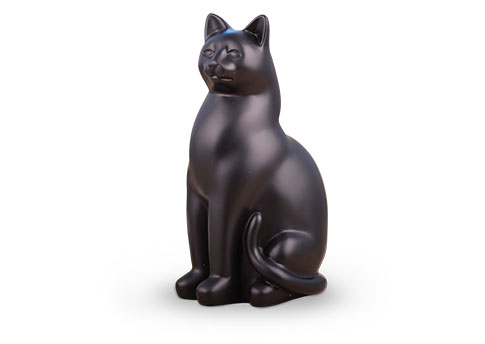 Elite Cat Urn - Black Image