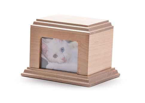 Elegant Photo Urn - Maple Image