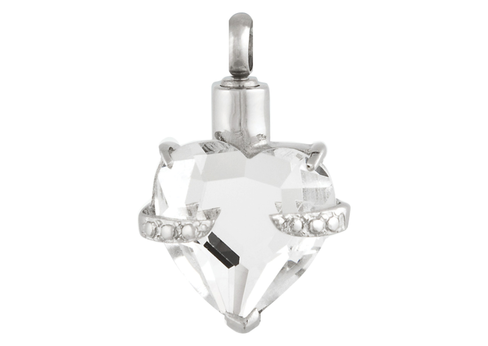 Forever In My Heart Pendant - Clear Image