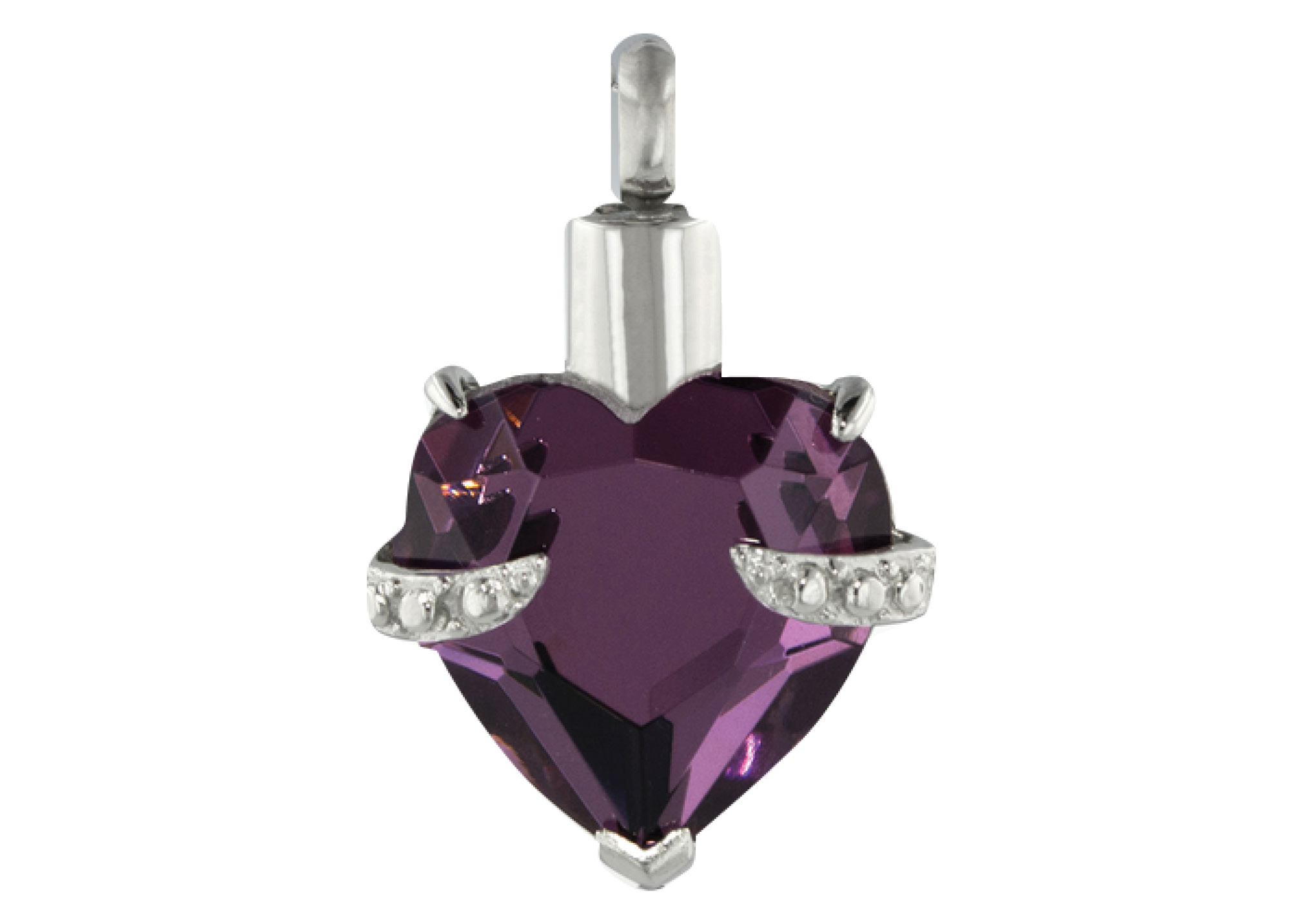 Forever In My Heart Pendant - Purple Image