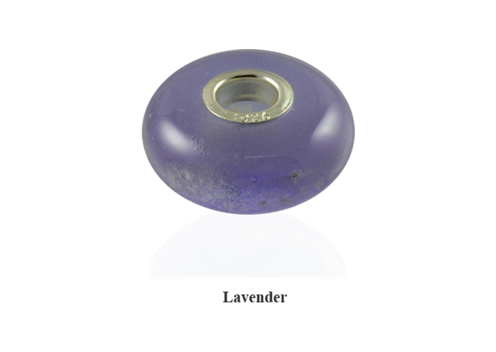 Glass Memory Bead - Lavender Image