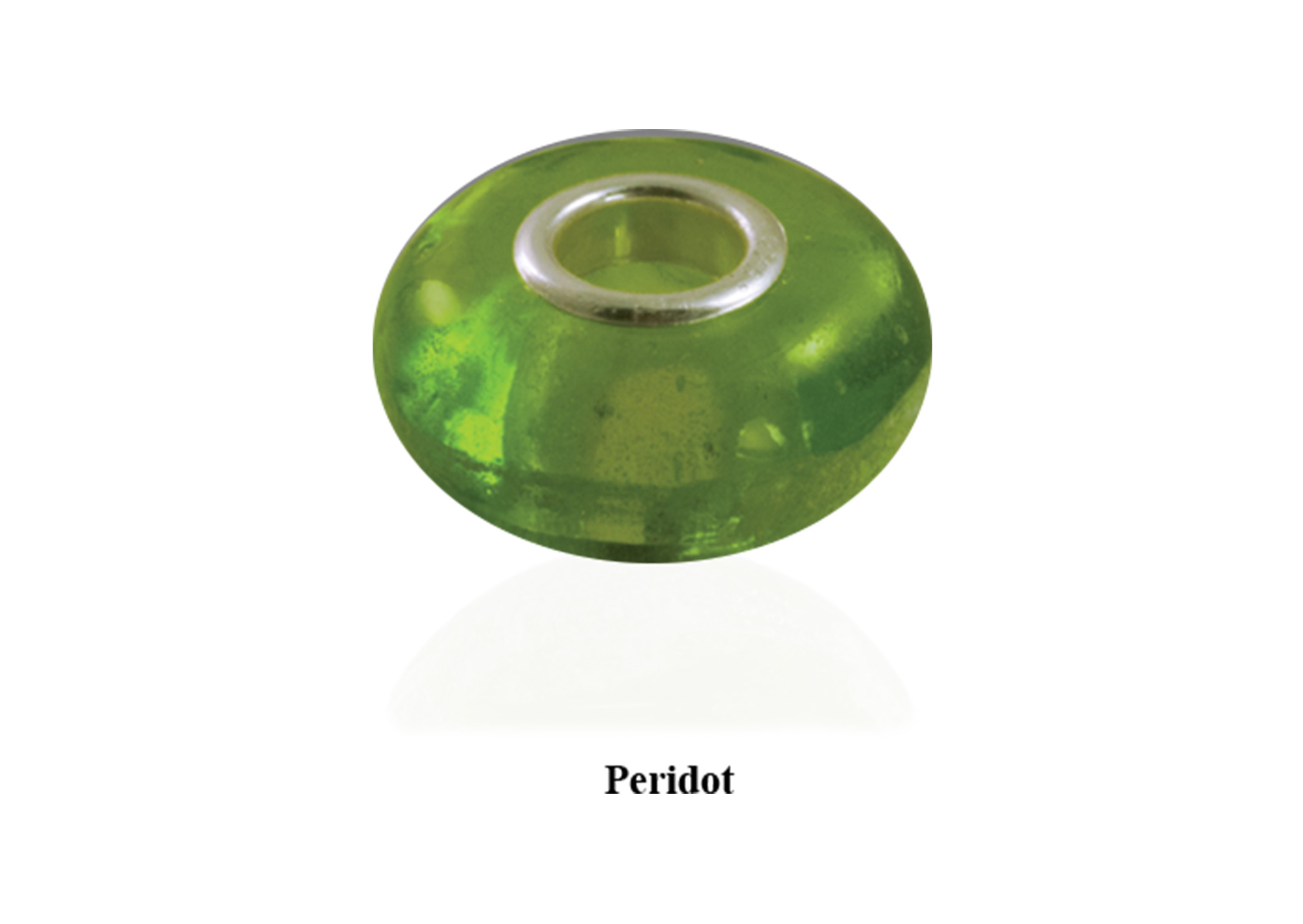 Glass Memory Bead - Peridot Image