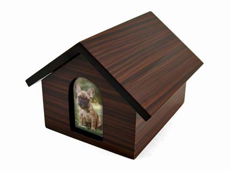 Dog House Urn - Brown Image